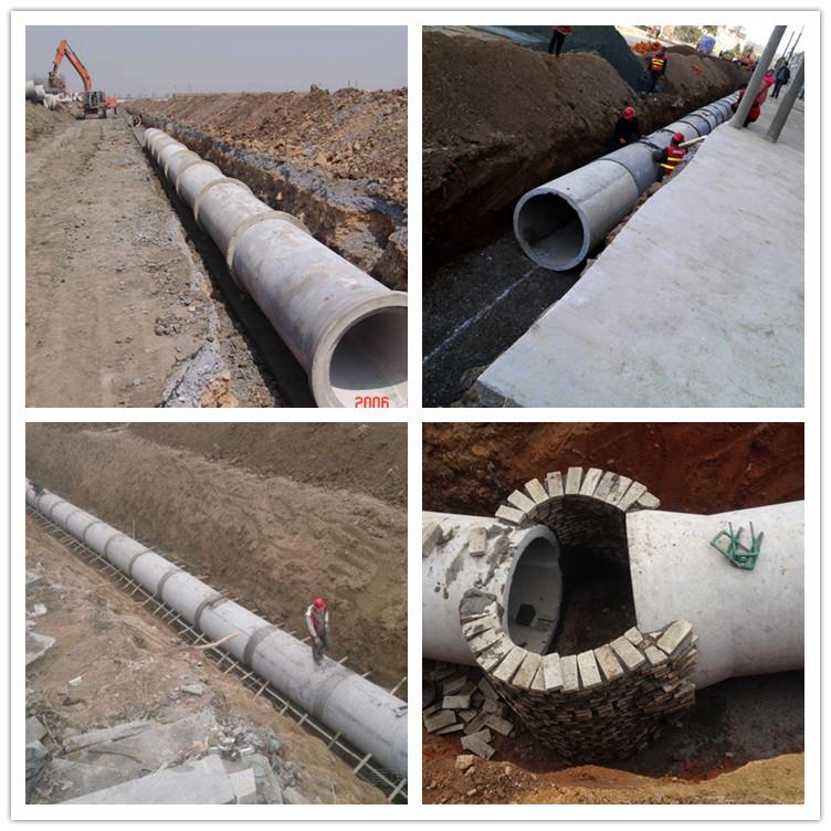 Cement pipes installation.jpg Cement pipes installation.jpg